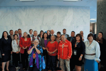 More than 38 inidgenous peoples from the United States attended the first ever World Conference on Indigenous Peoples (2014).